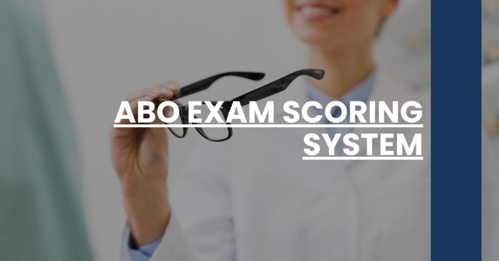 ABO Exam Scoring System Feature Image