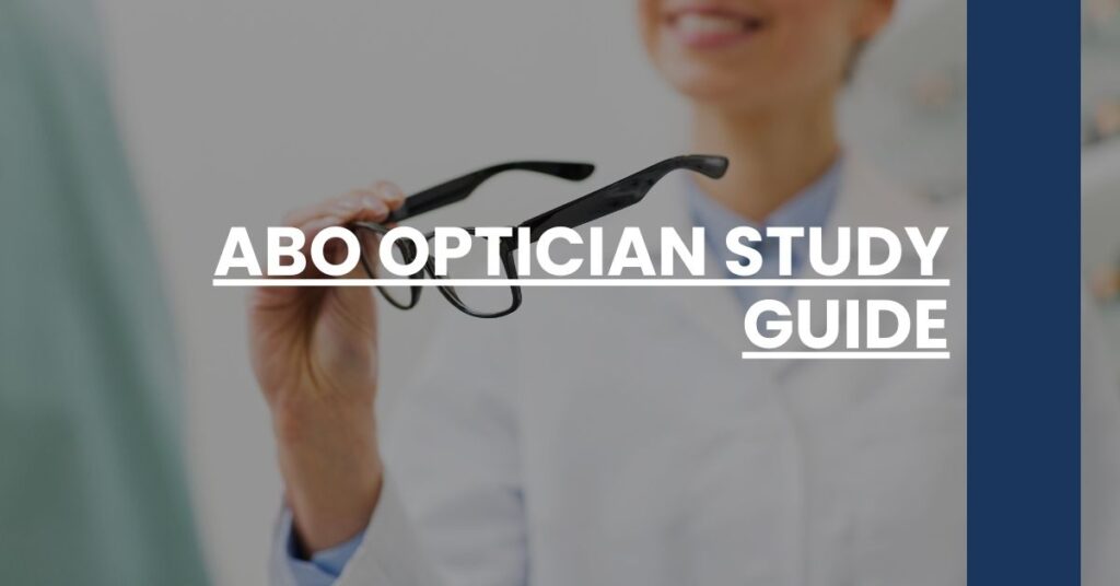 ABO Optician Study Guide Feature Image