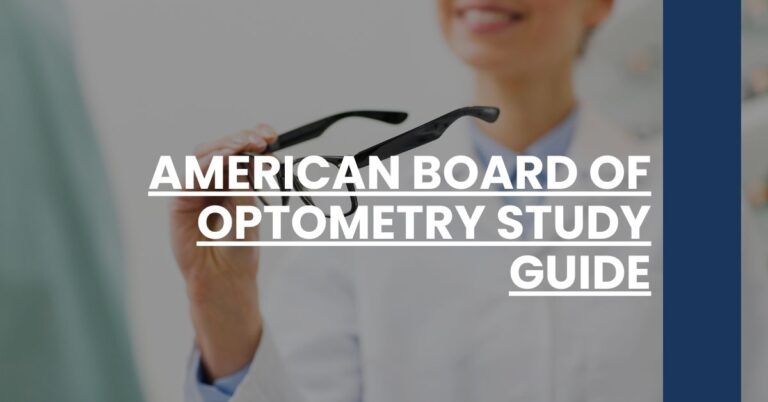 American Board of Optometry Study Guide Feature Image